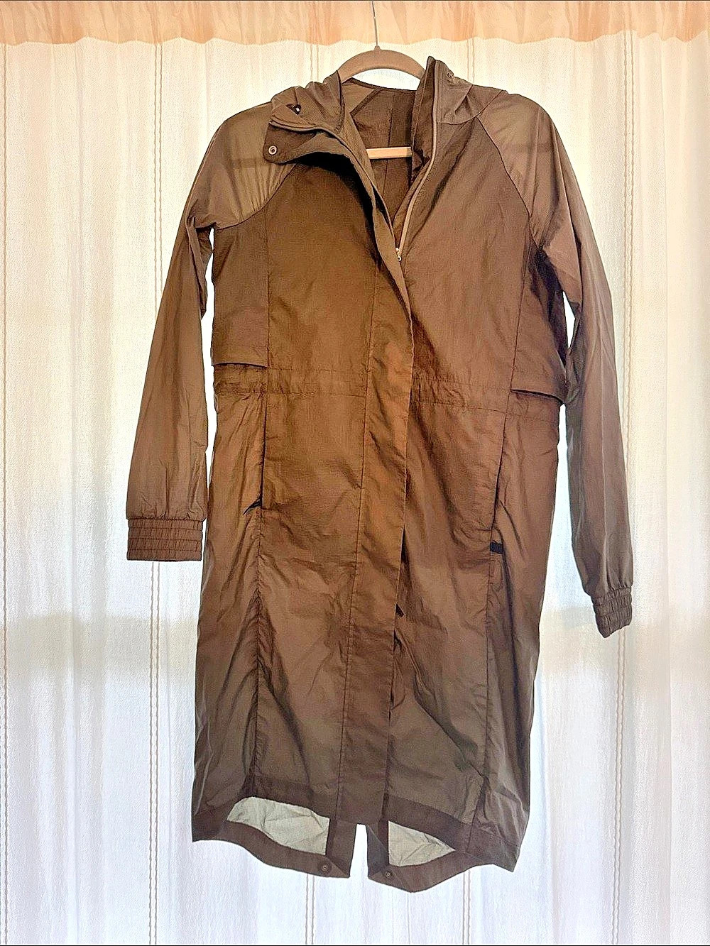lululemon the lab Longline Hooded Coat in Green Size 2 Like New